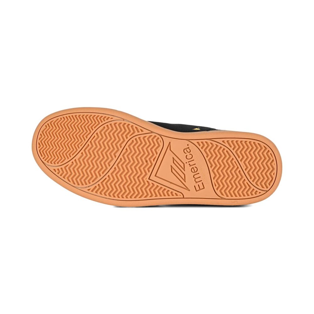 Emerica Heritic Skate Shoes - Black/Gum