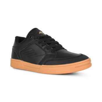 Emerica Heritic Skate Shoes - Black/Gum