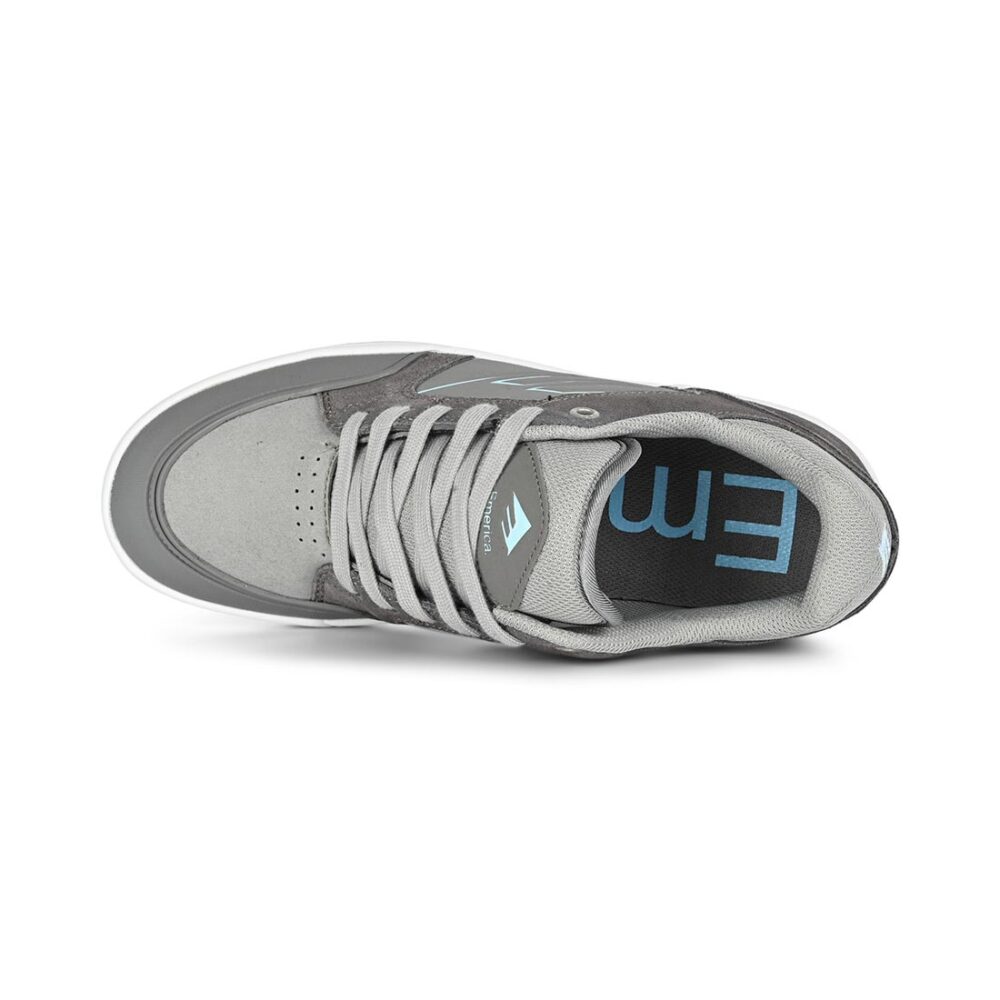 Emerica Heritic Skate Shoes - Grey/Light Grey