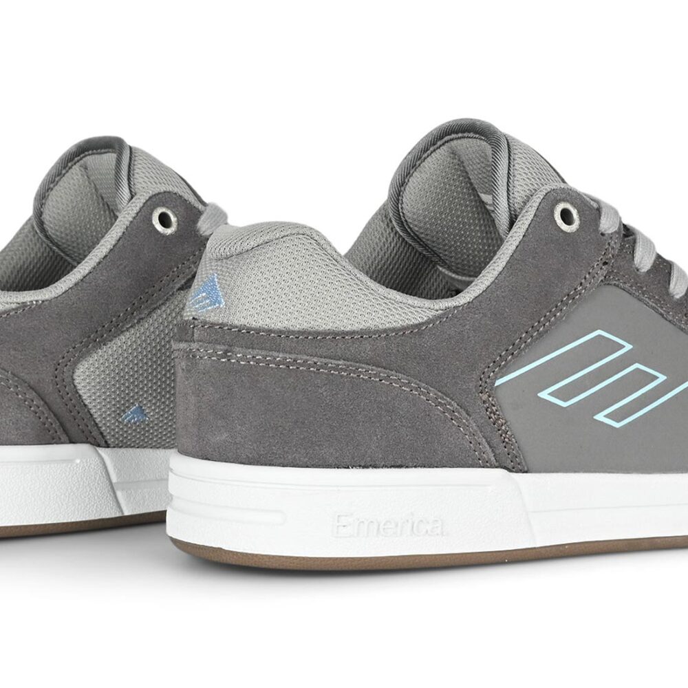 Emerica Heritic Skate Shoes - Grey/Light Grey