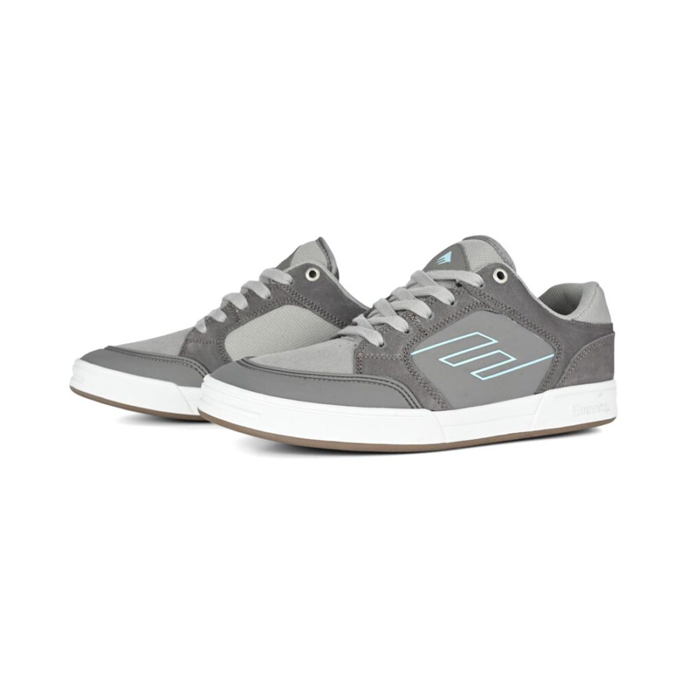 Emerica Heritic Skate Shoes - Grey/Light Grey