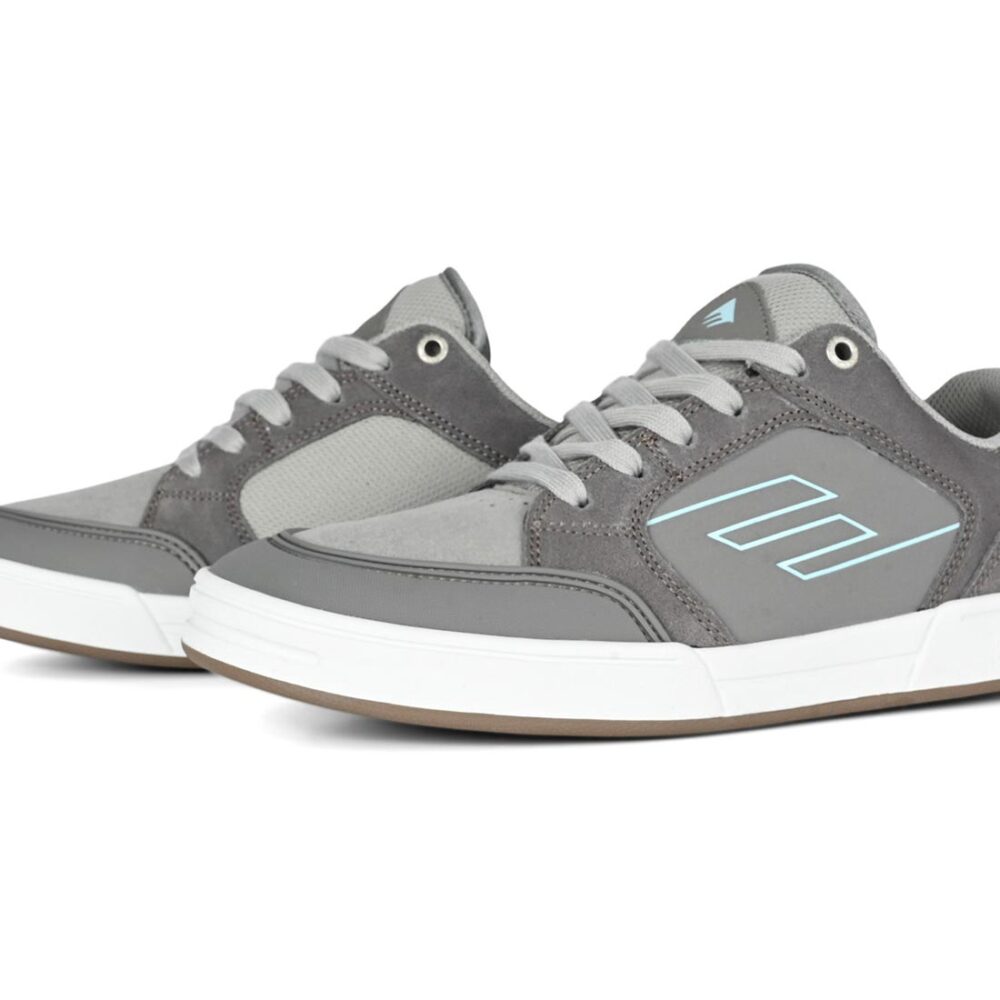 Emerica Heritic Skate Shoes - Grey/Light Grey