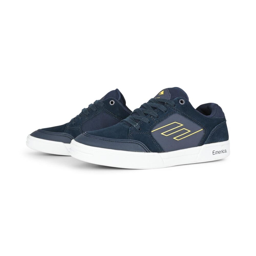 Emerica Heritic Skate Shoes - Navy