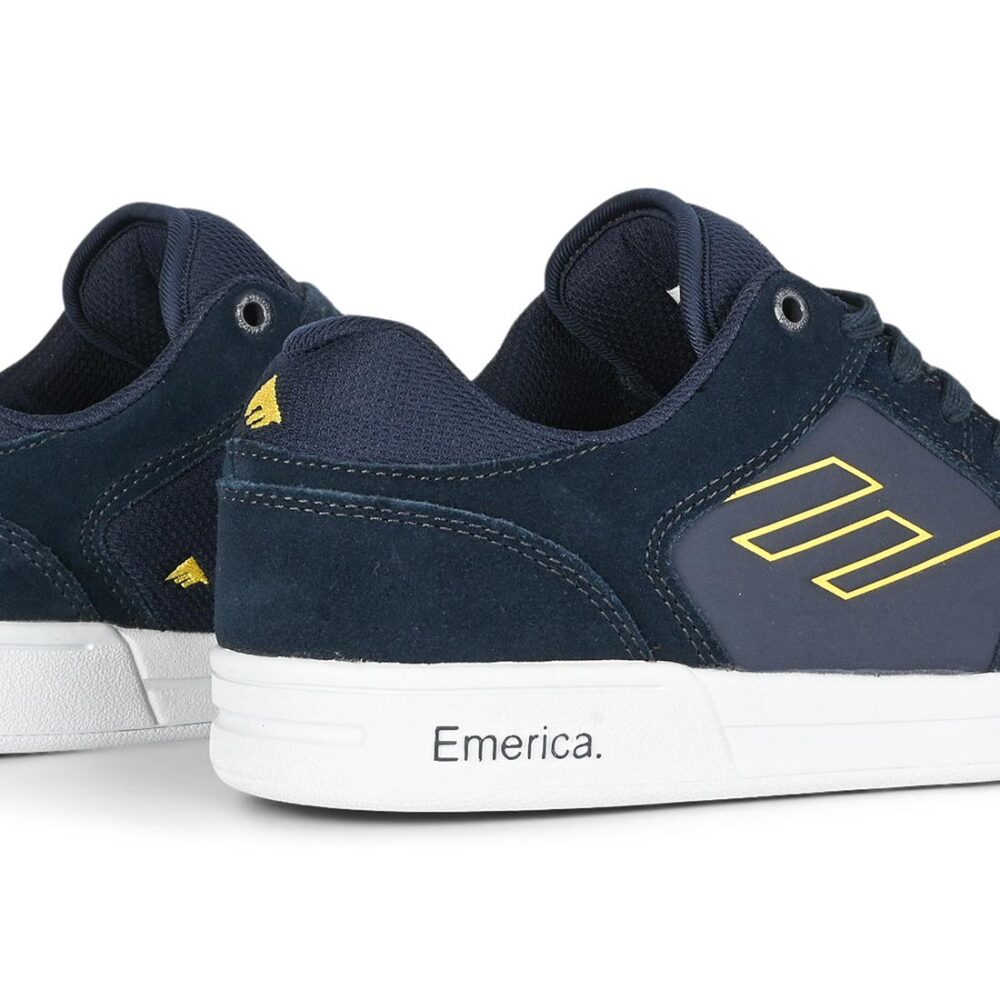Emerica Heritic Skate Shoes - Navy