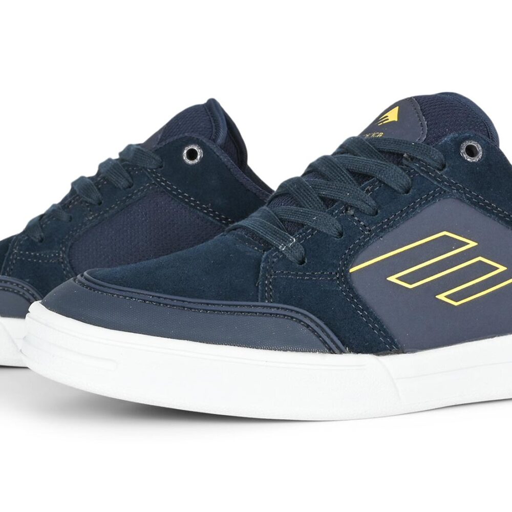 Emerica Heritic Skate Shoes - Navy