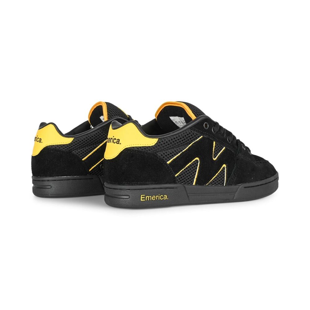Emerica OG-1 Skate Shoes - Black/Yellow