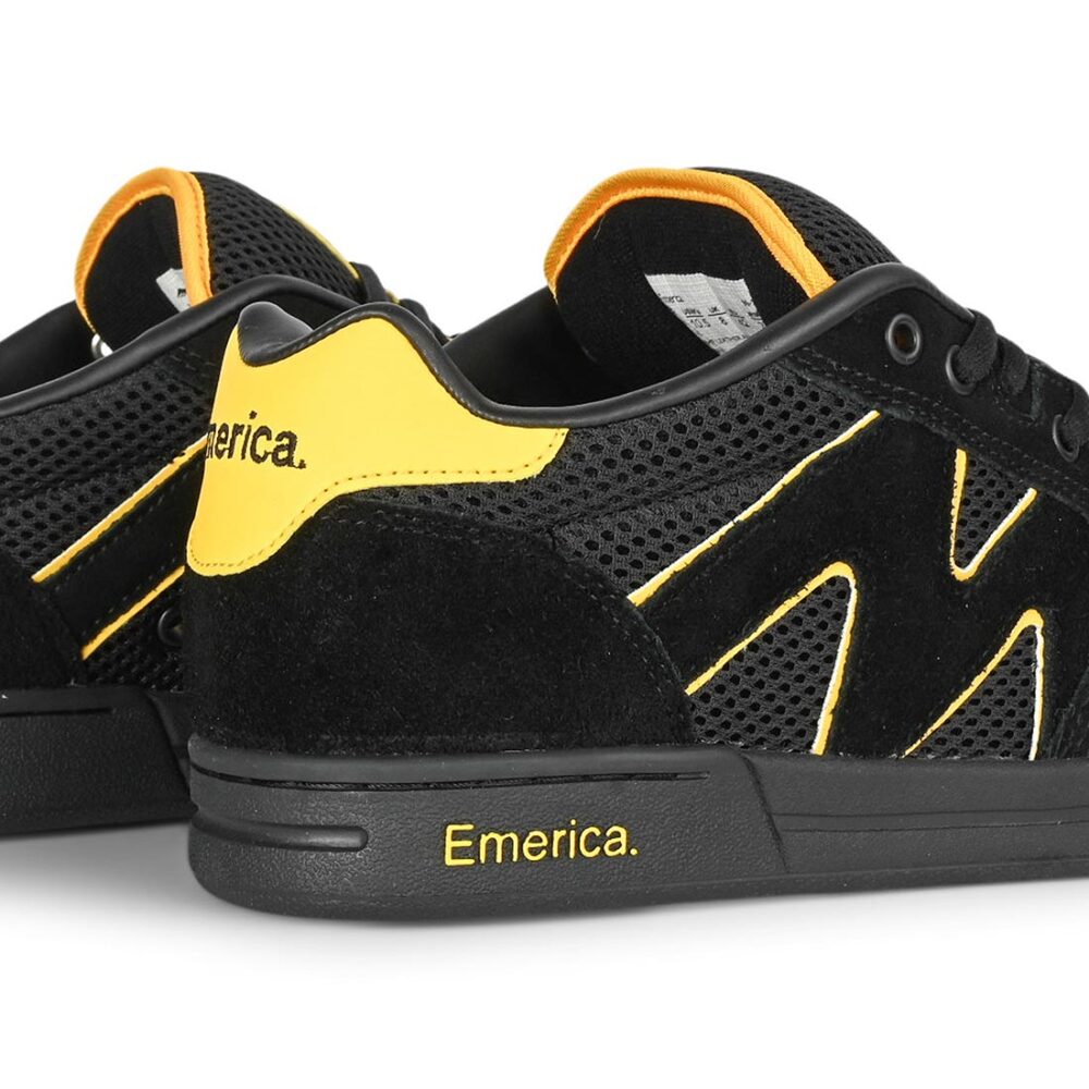 Emerica OG-1 Skate Shoes - Black/Yellow