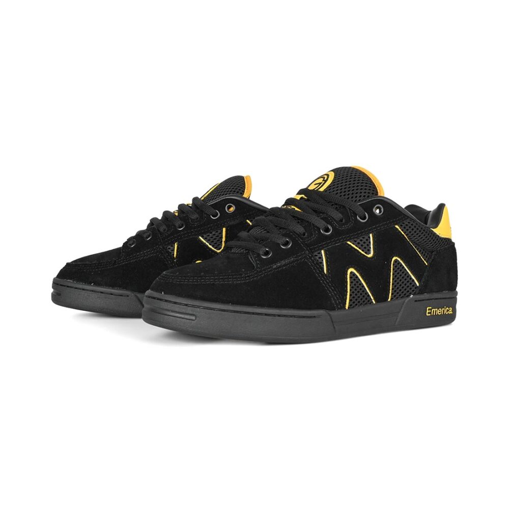 Emerica OG-1 Skate Shoes - Black/Yellow