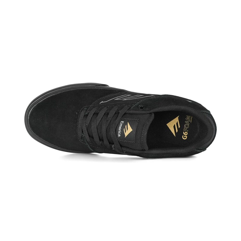Emerica The Low Vulc Skate Shoes - Black/Black