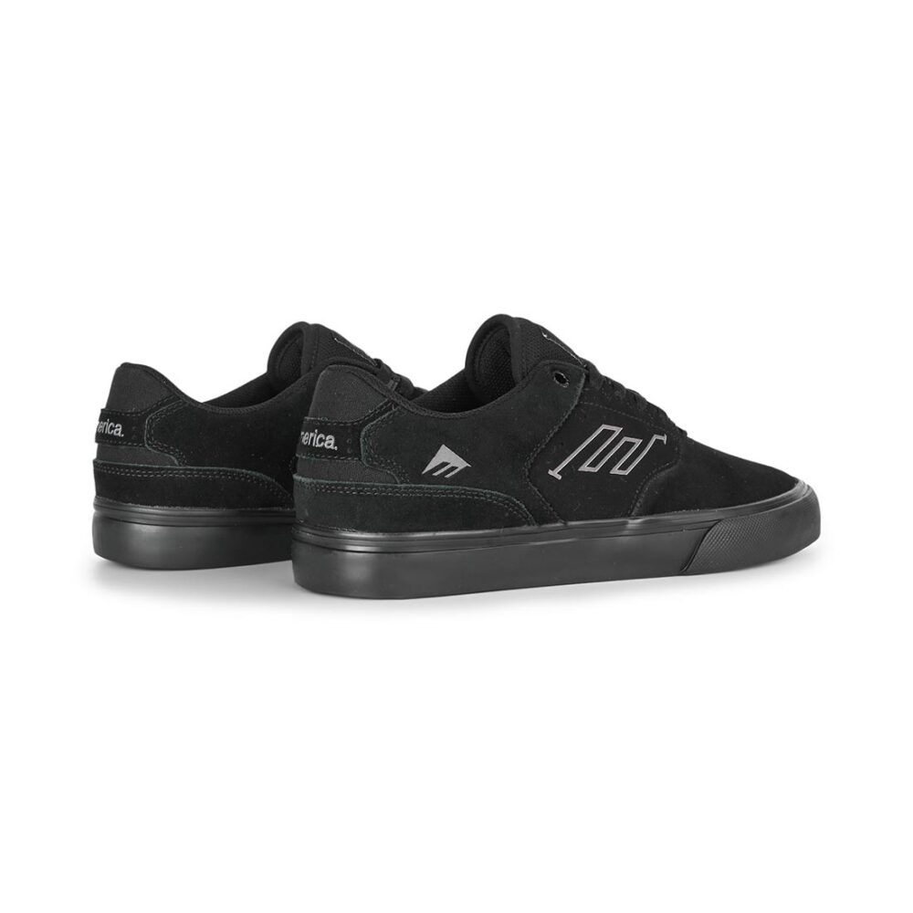 Emerica The Low Vulc Skate Shoes - Black/Black