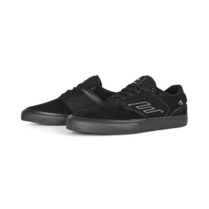 Emerica The Low Vulc Skate Shoes - Black/Black