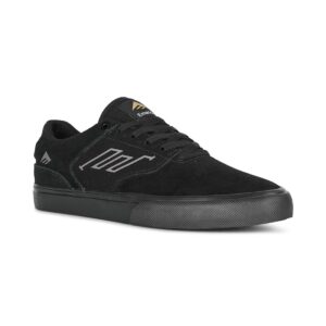 Emerica The Low Vulc Skate Shoes - Black/Black
