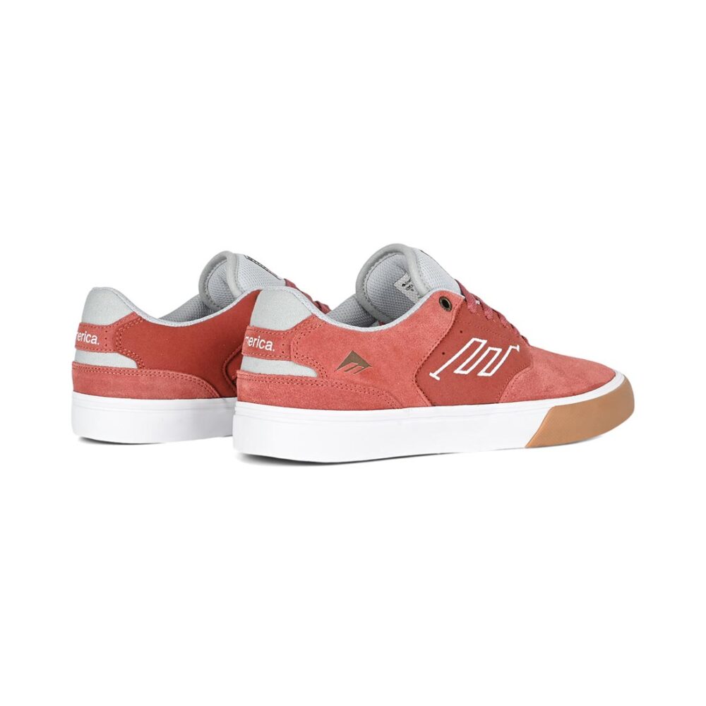Emerica The Low Vulc Skate Shoes - Burgundy