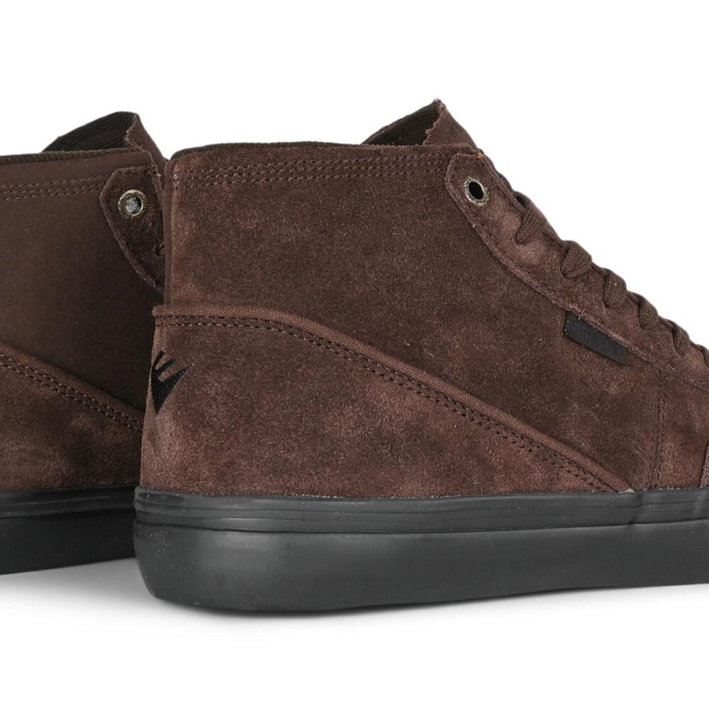 Emerica Winkowski High-Top Skate Shoes - Brown/Black