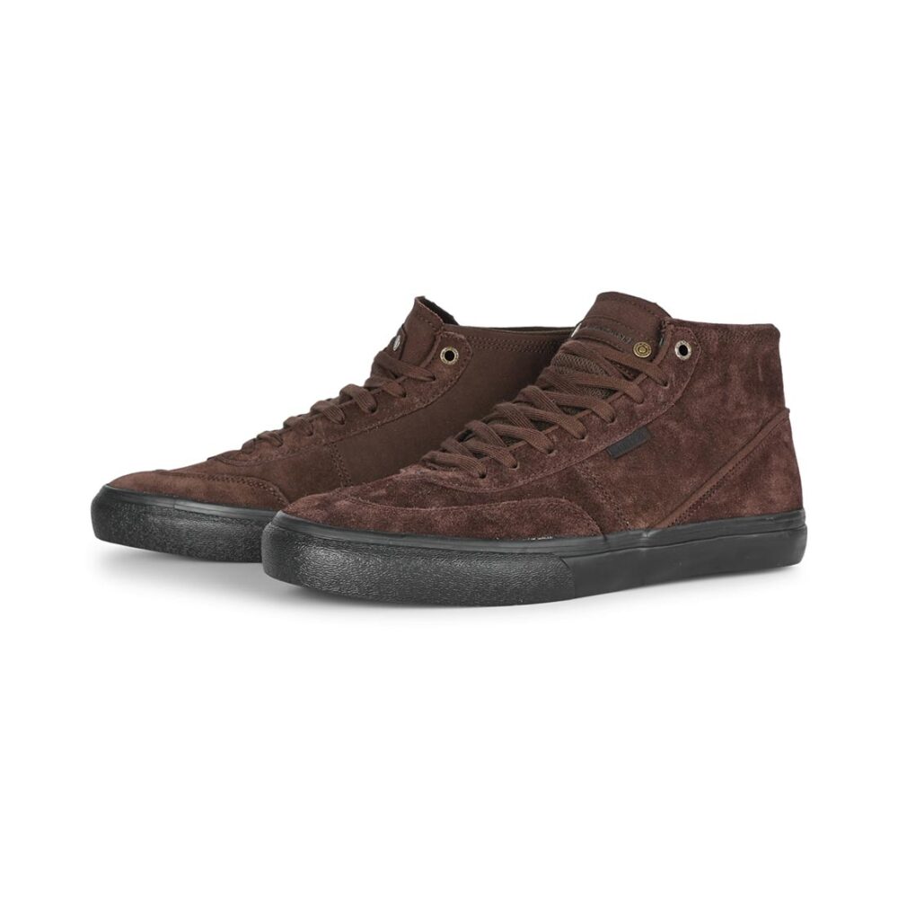 Emerica Winkowski High-Top Skate Shoes - Brown/Black