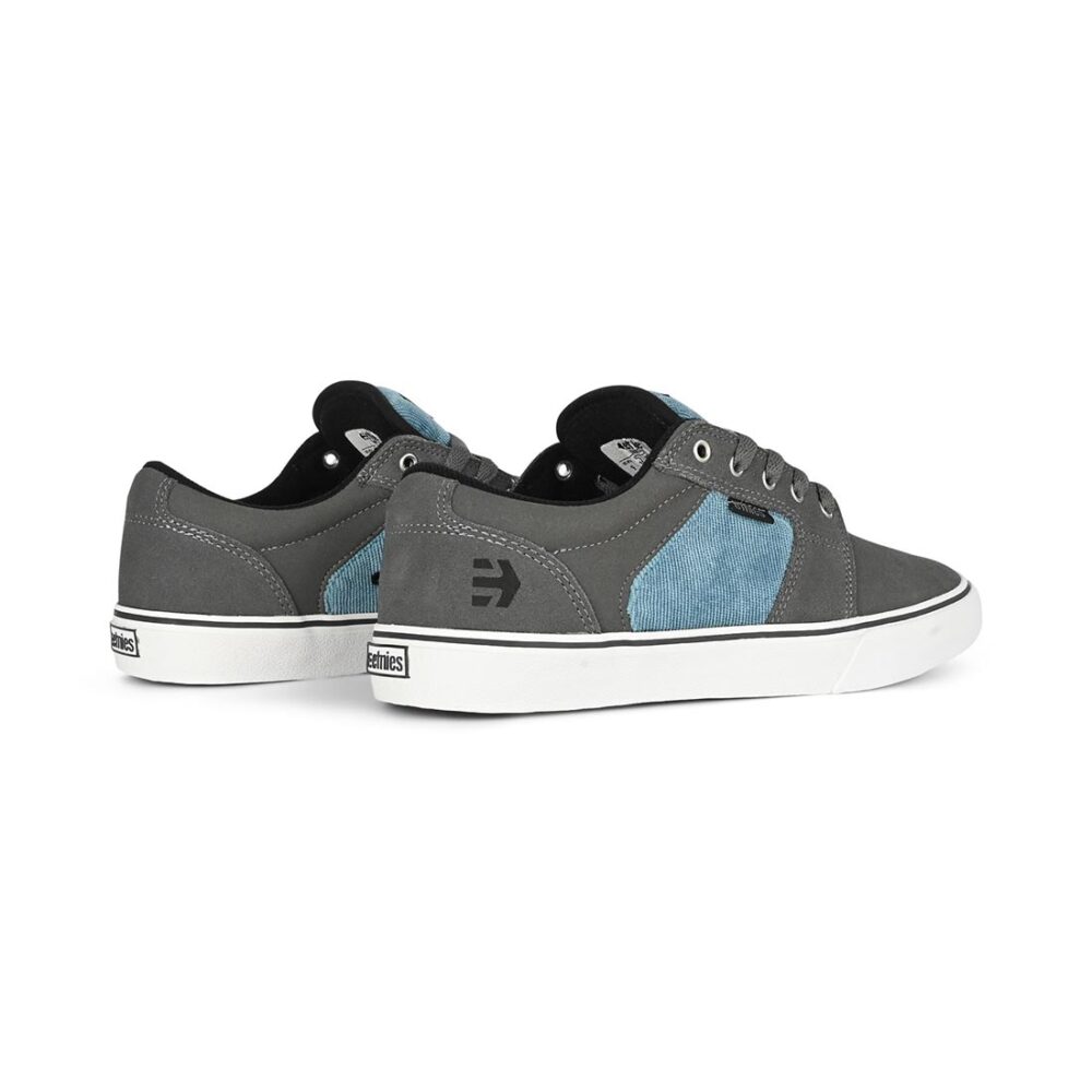 Etnies Barge LS Skate Shoes - Grey/Blue
