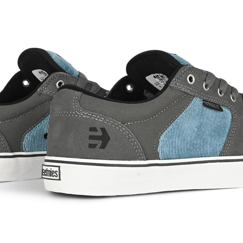 Etnies Barge LS Skate Shoes - Grey/Blue