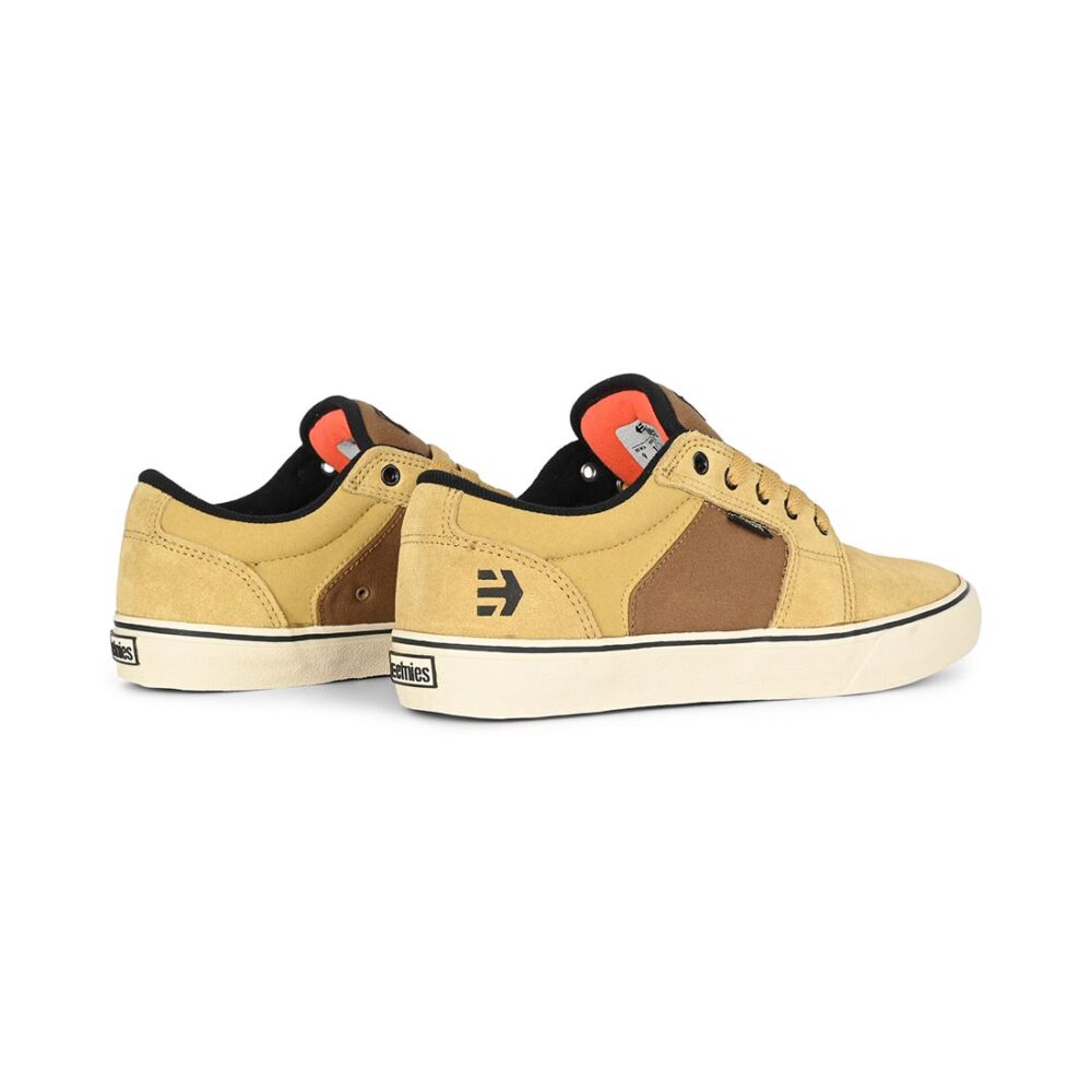 Etnies Barge LS Skate Shoes - Tan/Brown/Orange