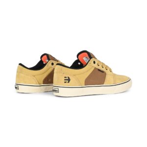 Etnies Barge LS Skate Shoes - Tan/Brown/Orange