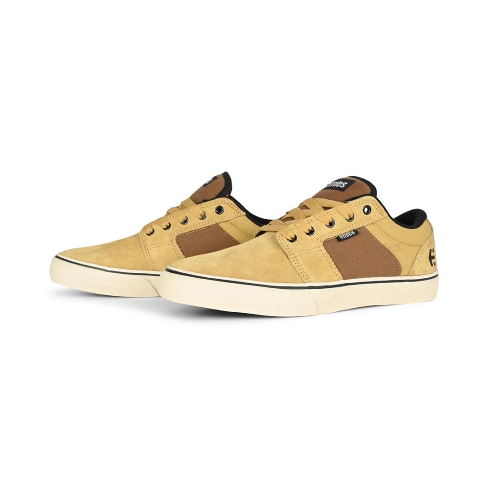 Etnies Barge LS Skate Shoes - Tan/Brown/Orange