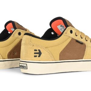 Etnies Barge LS Skate Shoes - Tan/Brown/Orange