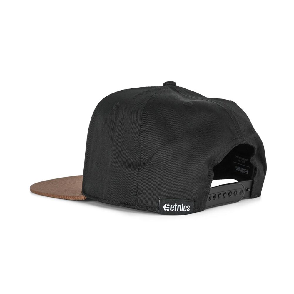 Etnies Corp Snapback Cap – Black/Brown