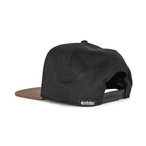 Etnies Corp Snapback Cap – Black/Brown