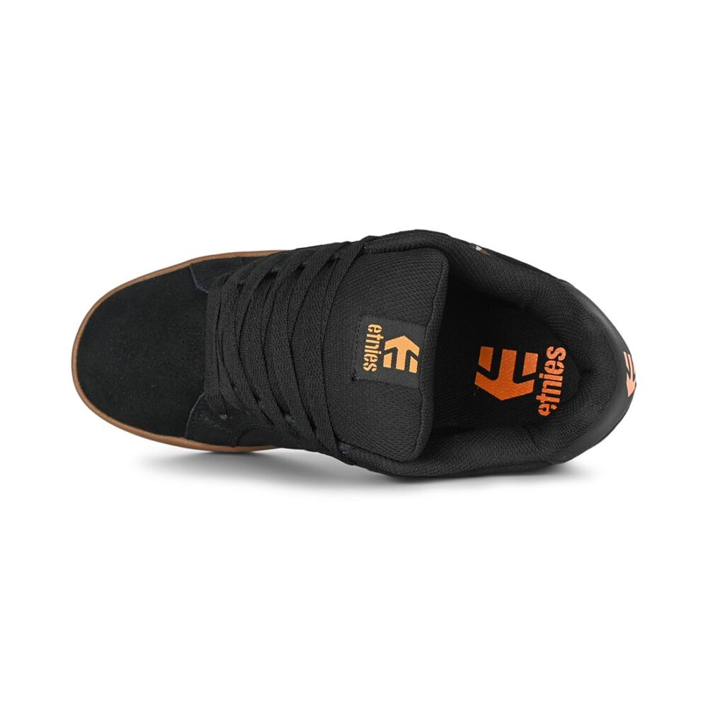 Etnies Fader Skate Shoes - Black/Green/Gum