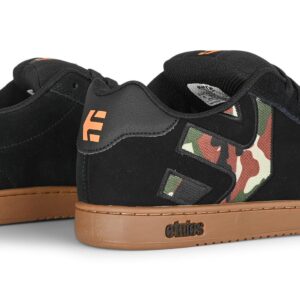 Etnies Fader Skate Shoes - Black/Green/Gum