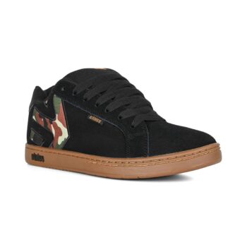 Etnies Fader Skate Shoes - Black/Green/Gum