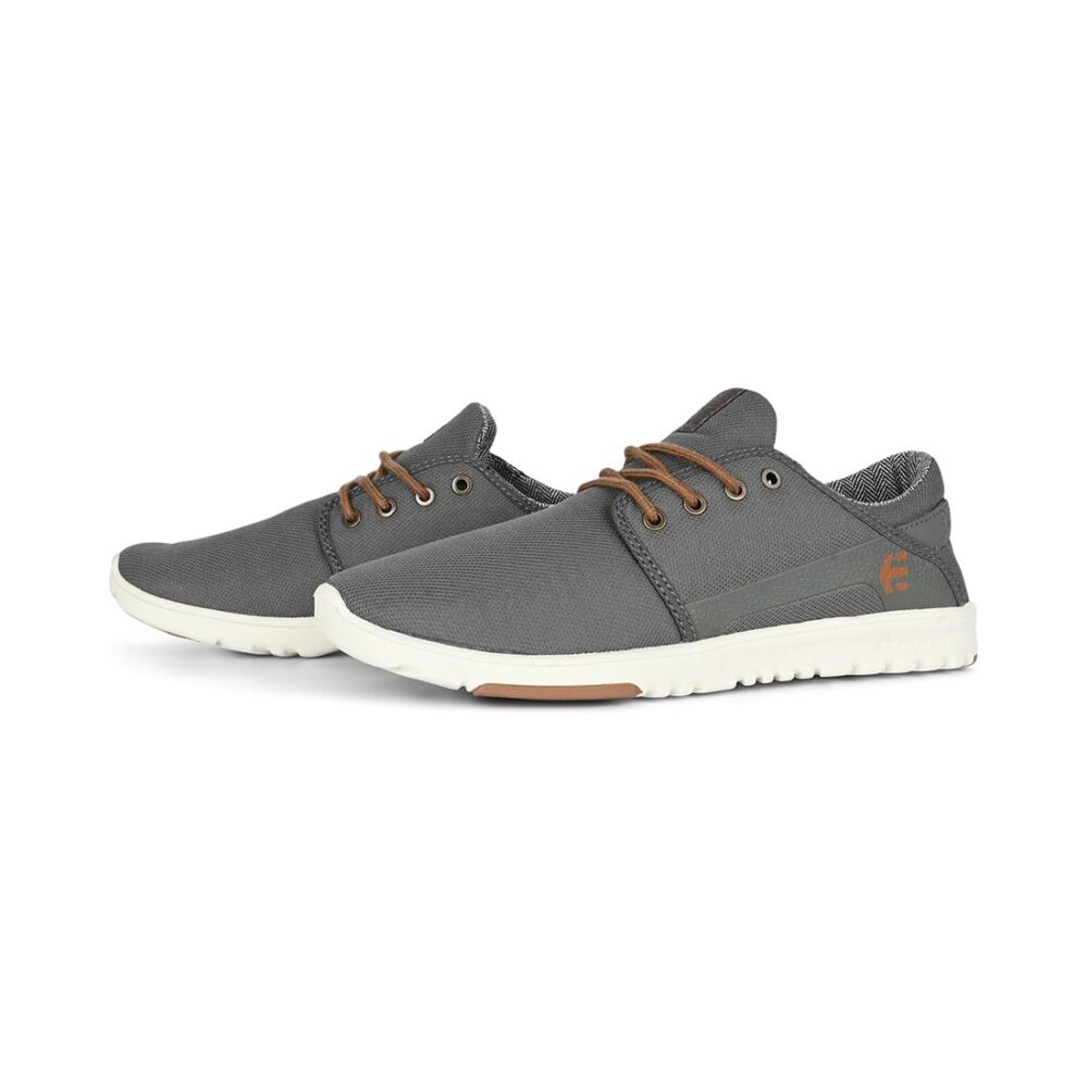 Etnies Scout Shoes - Grey/Gold/White