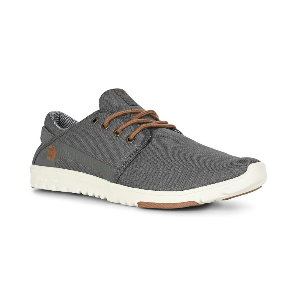 Etnies Scout Shoes - Grey/Gold/White