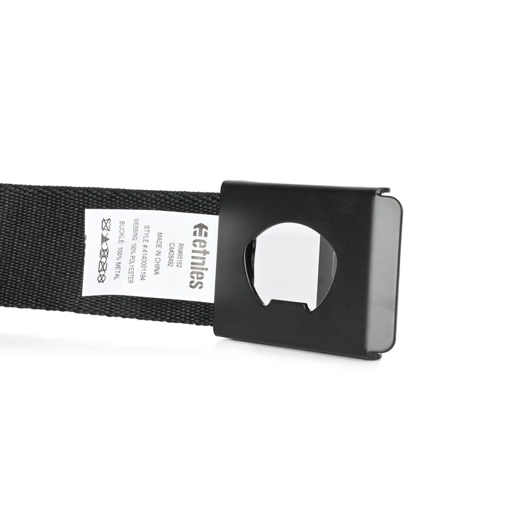 Etnies Staplez Web Belt - Black/Black