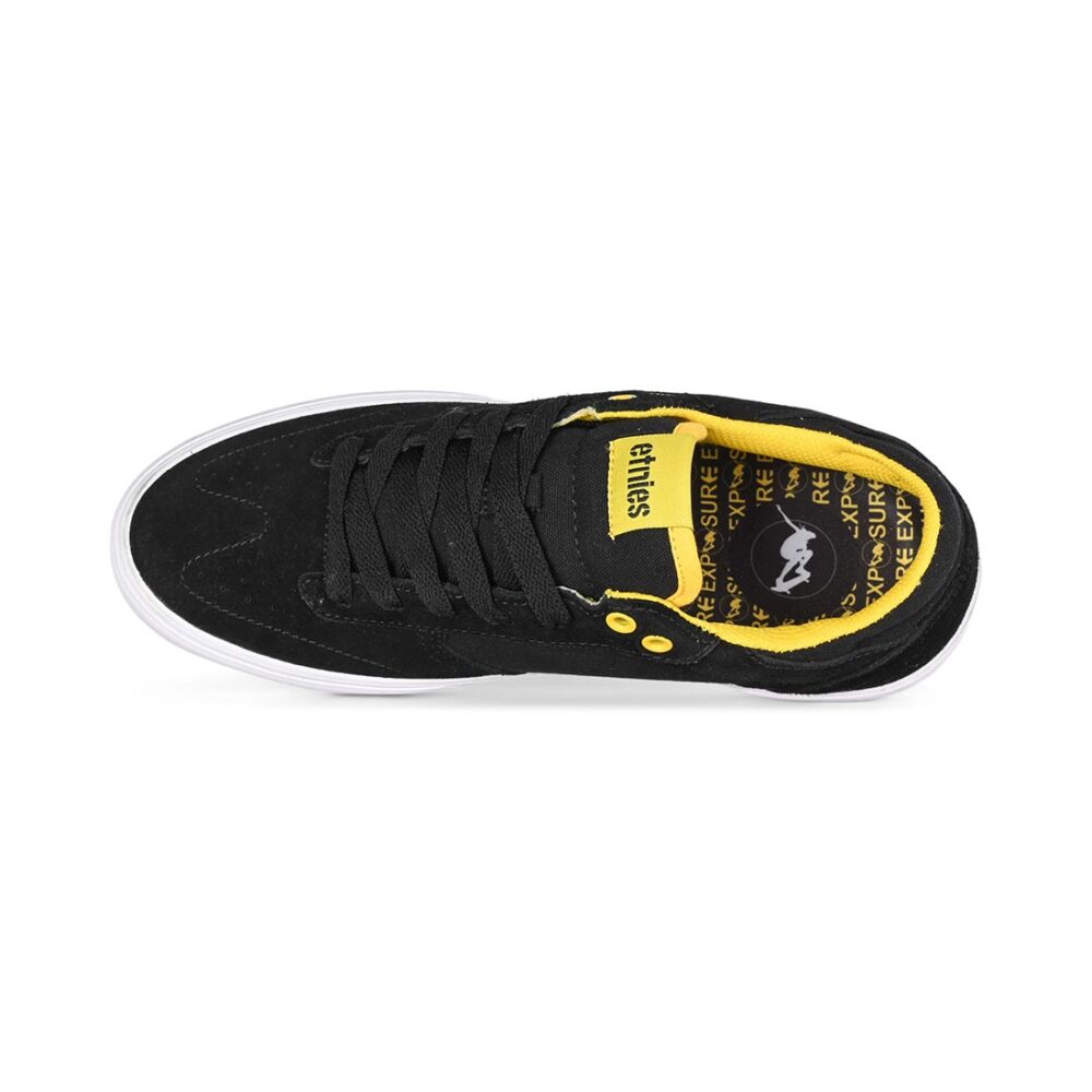 Etnies x Exposure Windrow Vulc Skate Shoes - Black/Yellow