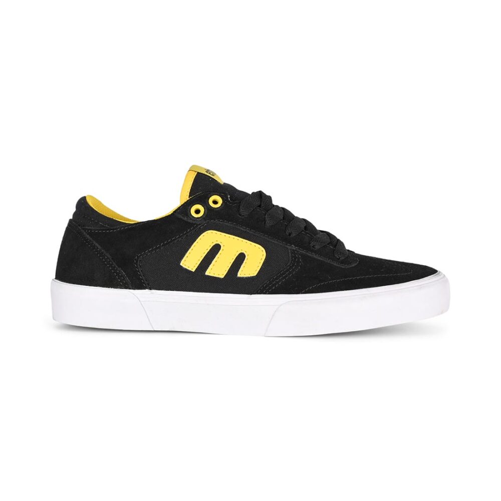 Etnies x Exposure Windrow Vulc Skate Shoes - Black/Yellow