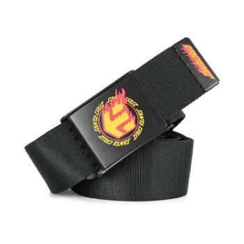 Etnies x Santa Cruz Flame Web Belt - Black