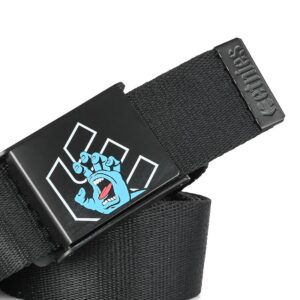 Etnies x Santa Cruz Screaming Hand Web Belt - Black