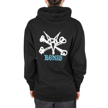 Powell Peralta Rat Bones Pullover Hoodie - Black/Blue