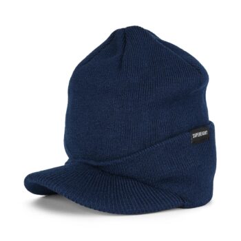 Supereight Supply Co Visor Beanie Hat - Navy
