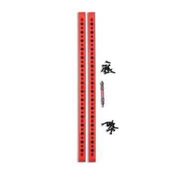 Tail Devil Rail Devil Sparking Skateboard Rails (2 Pack) - Red