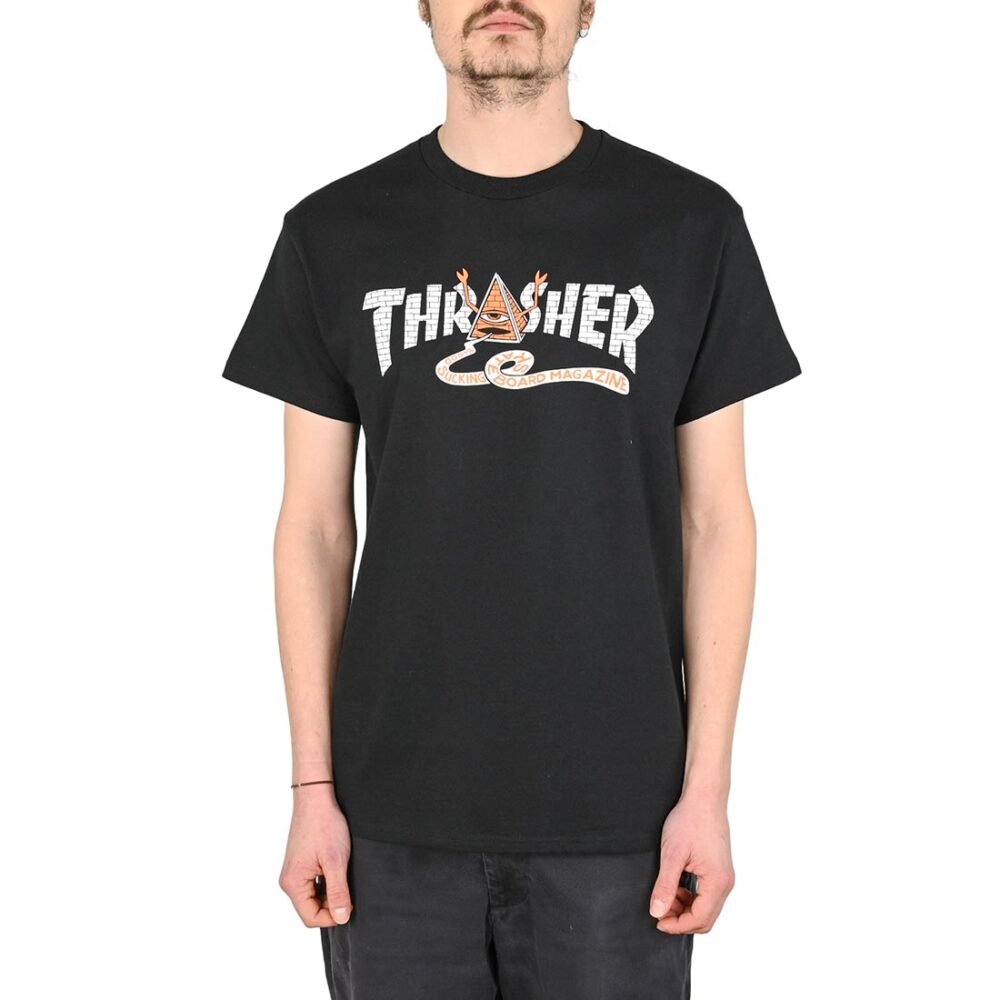Thrasher x Toy Machine Pyramid S/S T-Shirt - Black