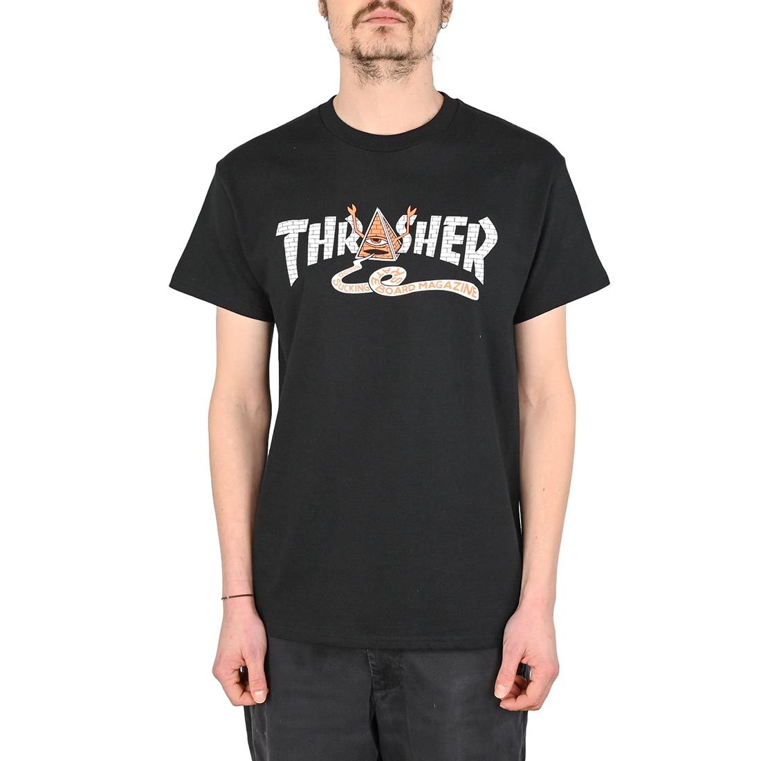Thrasher x Toy Machine Pyramid S/S T-Shirt - Black - Supereight