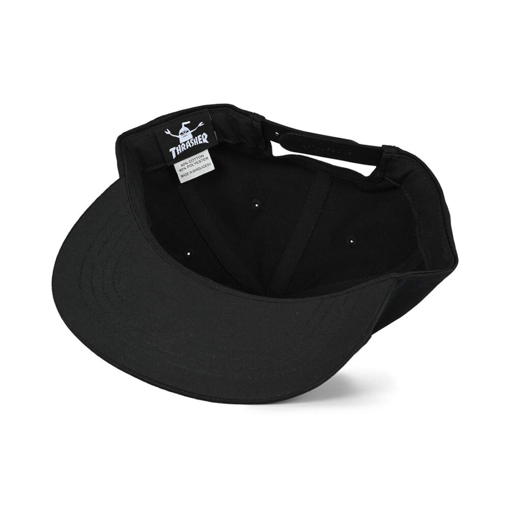 Thrasher x Toy Machine Scratch Snapback Cap - Black