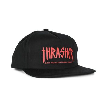 Thrasher x Toy Machine Scratch Snapback Cap - Black