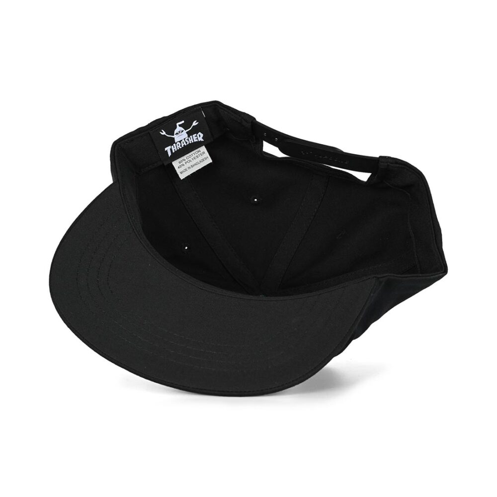 Thrasher x Toy Machine Sect Snapback Cap - Black