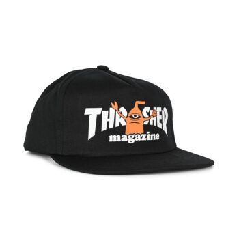 Thrasher x Toy Machine Sect Snapback Cap - Black
