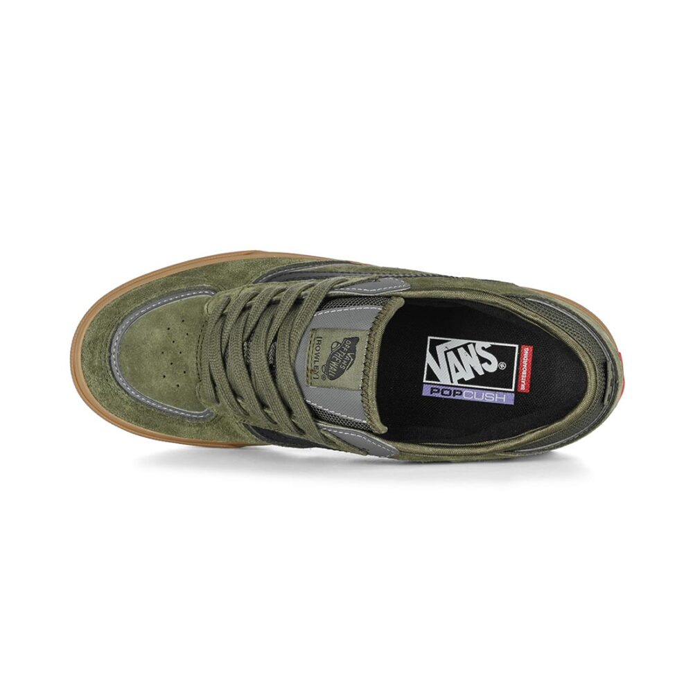 Vans Rowley Pro Skate Shoes - Green/Gum