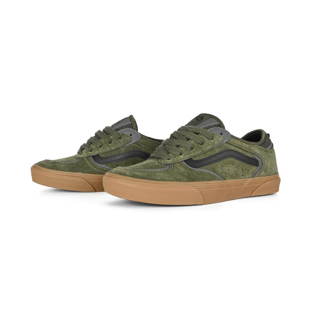 Vans Rowley Pro Skate Shoes - Green/Gum