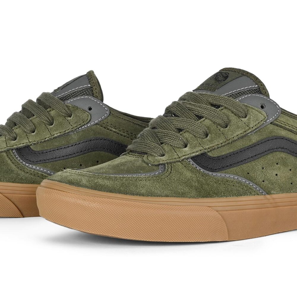 Vans Rowley Pro Skate Shoes - Green/Gum
