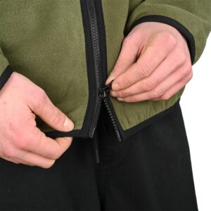Volcom Nomaa Zip Up Hooded Fleece - Winter Moss